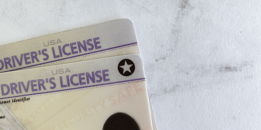 Driver's License close-up