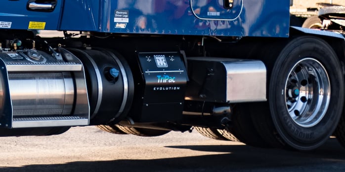 Auxiliary power unit mounted on the side of a semi-truck, how an APU works, ATS, Anderson Trucking Service