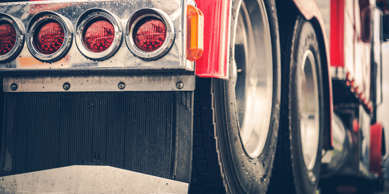 RearLightsUpClose, CDL pre-trip inspection