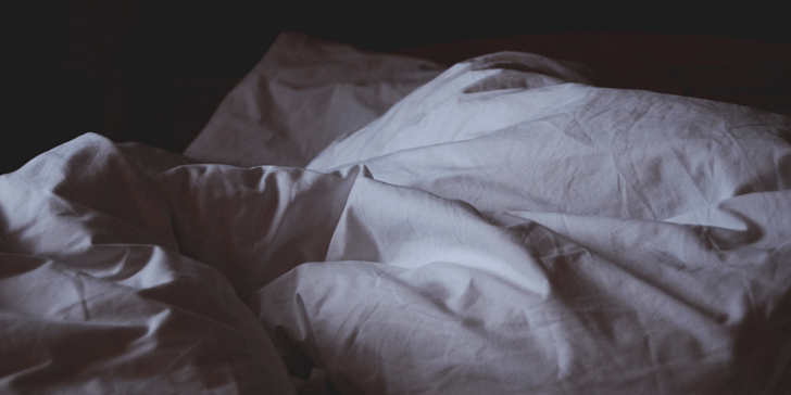 White bedding, truck driver sleeping tips