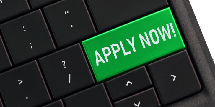 Apply Now button on keyboard, stand out as a professional truck driver