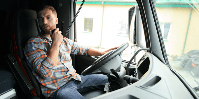 Truck driver on CB radio, how to make more money as a truck driver, Anderson Trucking Service